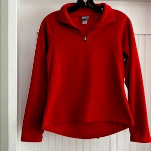 Champion red 1/4 zip pullover